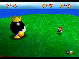 Super Mario 64 (USA) In game screenshot
